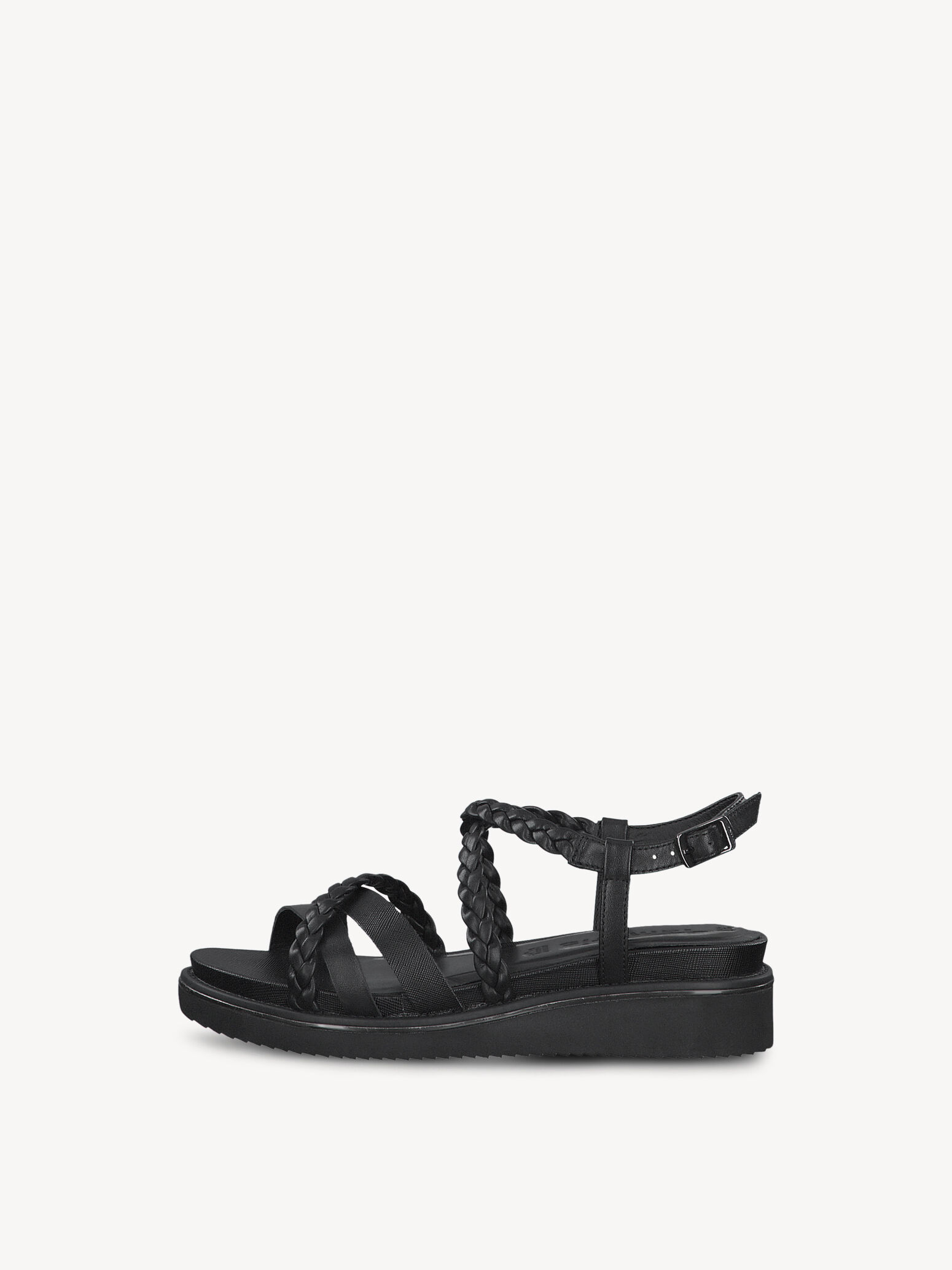 Sandale à talon - noir