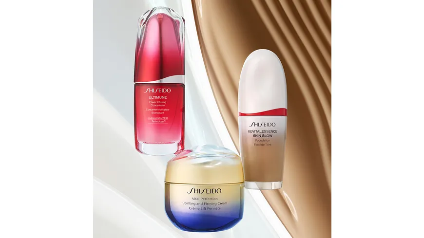 SHISEIDO Glow Foundation 30 ml 210 - Birch