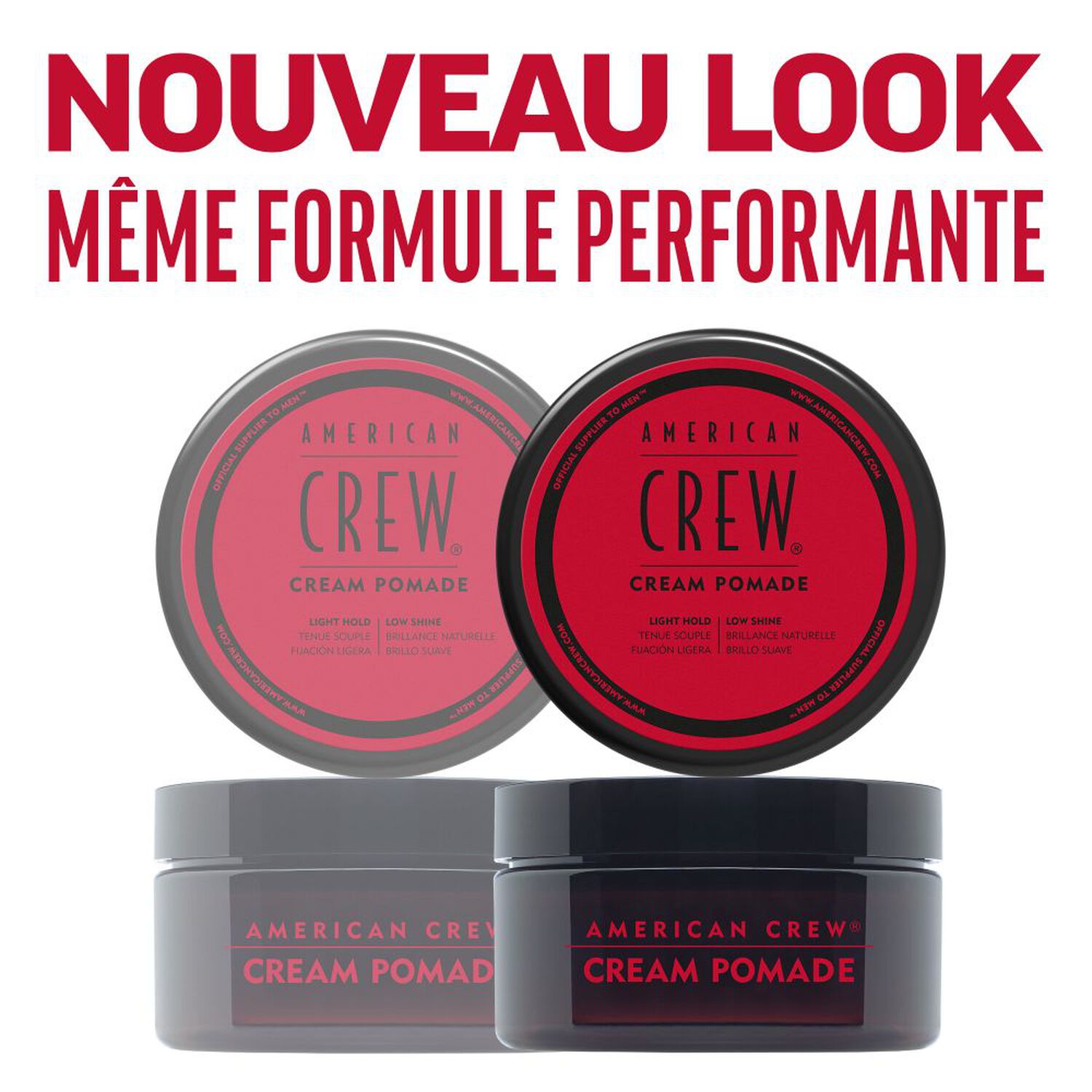 American Crew Pomade Coiffante Crème de Coiffage Tenue Souple & Effet Mat