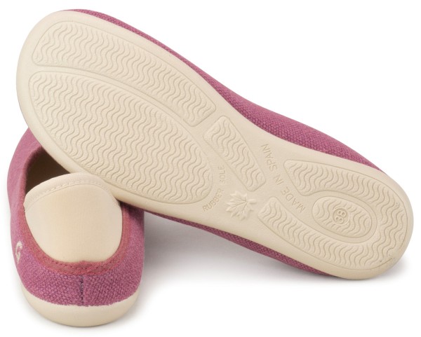 Gottstein ~ Leinen Slipper Slip-On Vegan ~ Pink