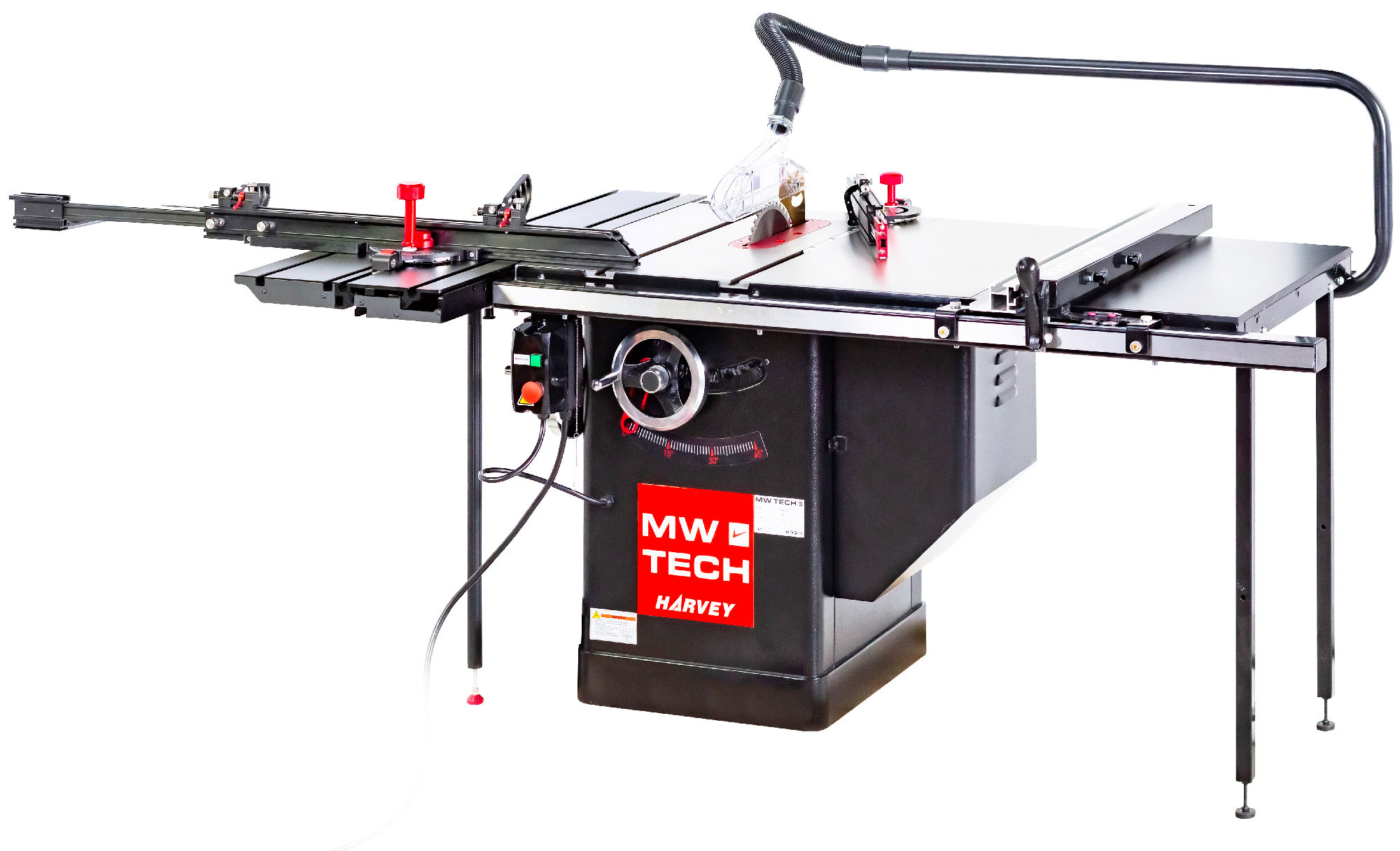 Metal Works 790031733 TZ4T36 + ATZS15 Fierăstrău circular cu masă glisantă 154 cm 4 kW 400V cu unitate de tăiere cu angrenaj melcat