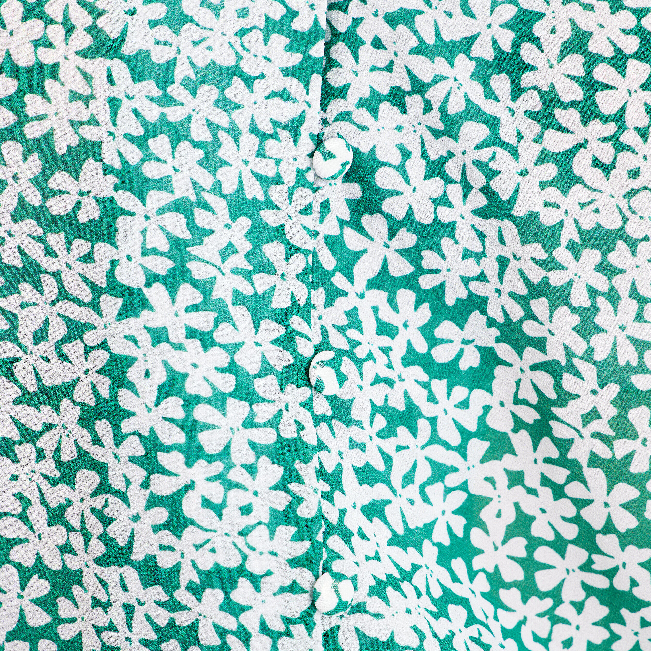 Blouse manches courtes vert femme | Cache Cache