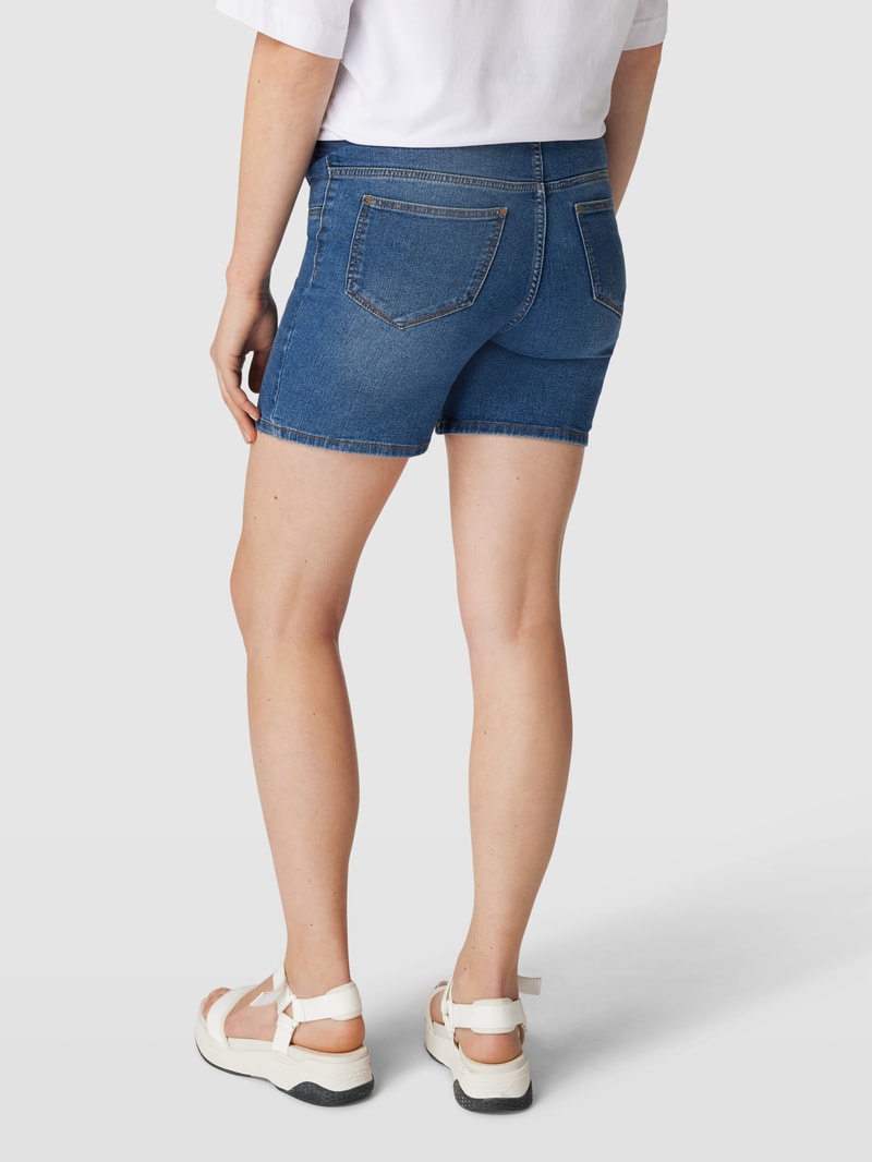 Umstands-Bermudas mit elastischem Bund Modell 'AMY SKINNY' in jeans