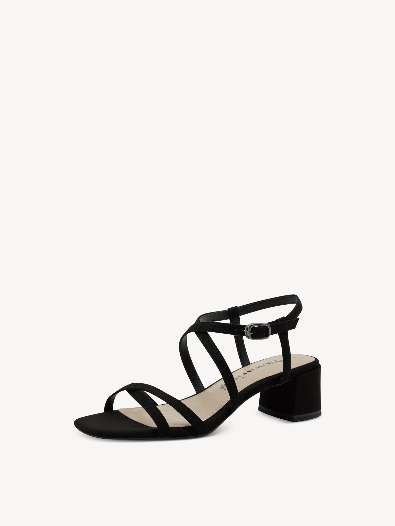 Sandale à talon - noir