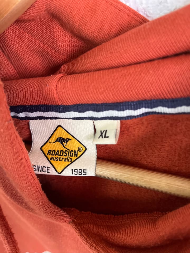 Roadsign Hoodie in Rostrot günstig kaufen XL