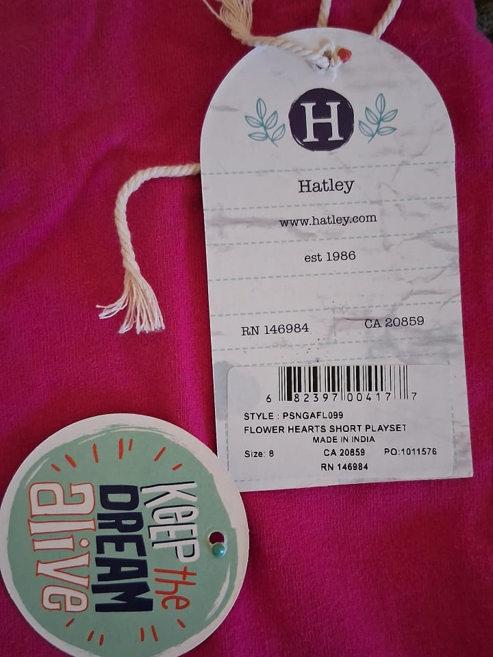 Hatley Set Outfit 🌸 Pyjama ⭐ Pink Türkis 🏵️ ....wurde gerne getragen... normale Waschspuren vorhanden....das Gummi von der Hose ist ein wenig ausgedehnt... sonst noch gut für eine weitere Runde günstig kaufen 128