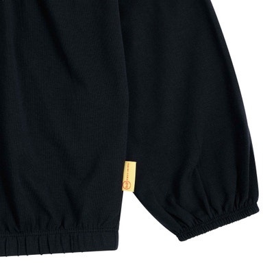 Bluse langarm, dunkelblau für Mädchen