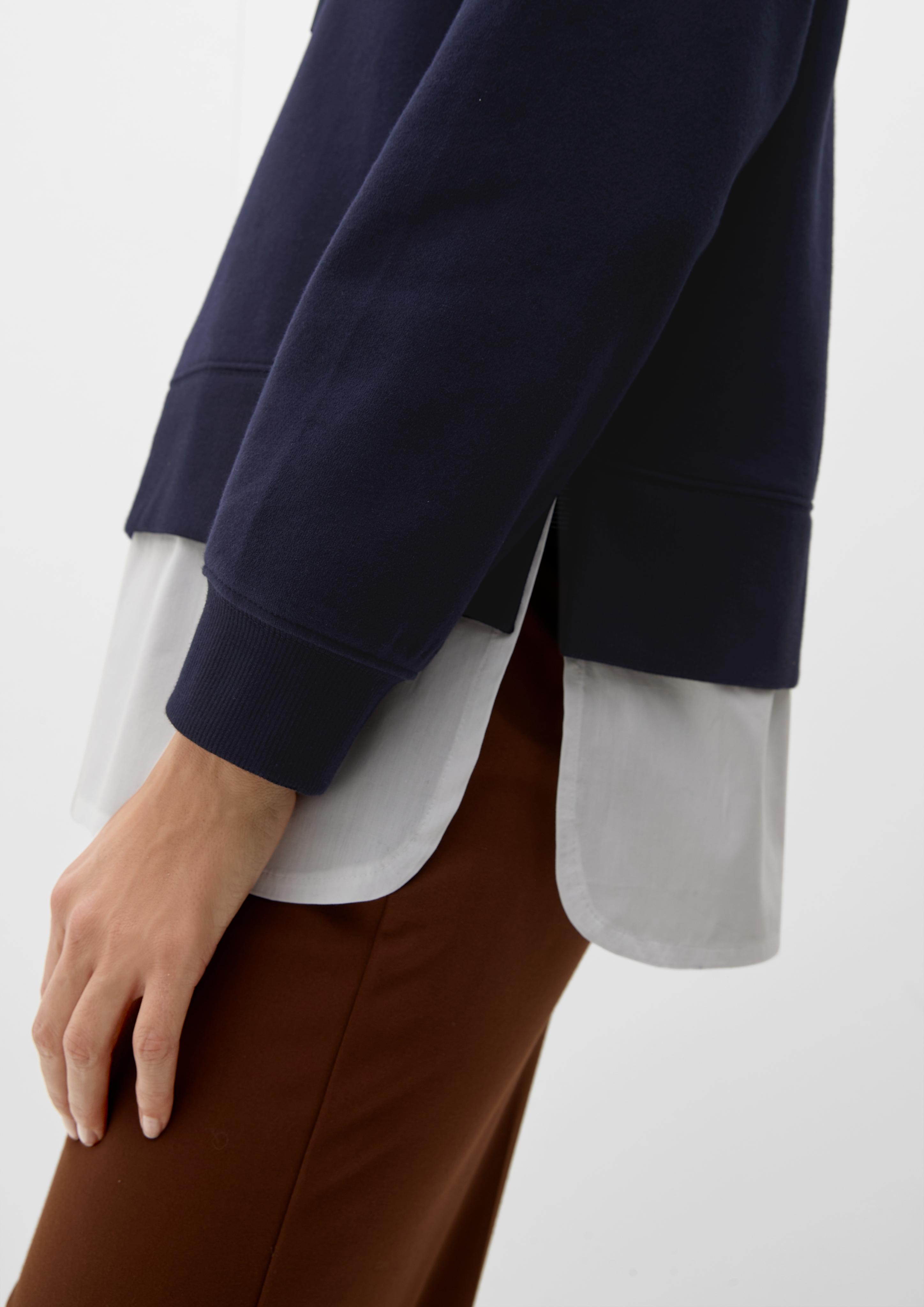 Sweatshirt in Layering-Optik  2129317-5959