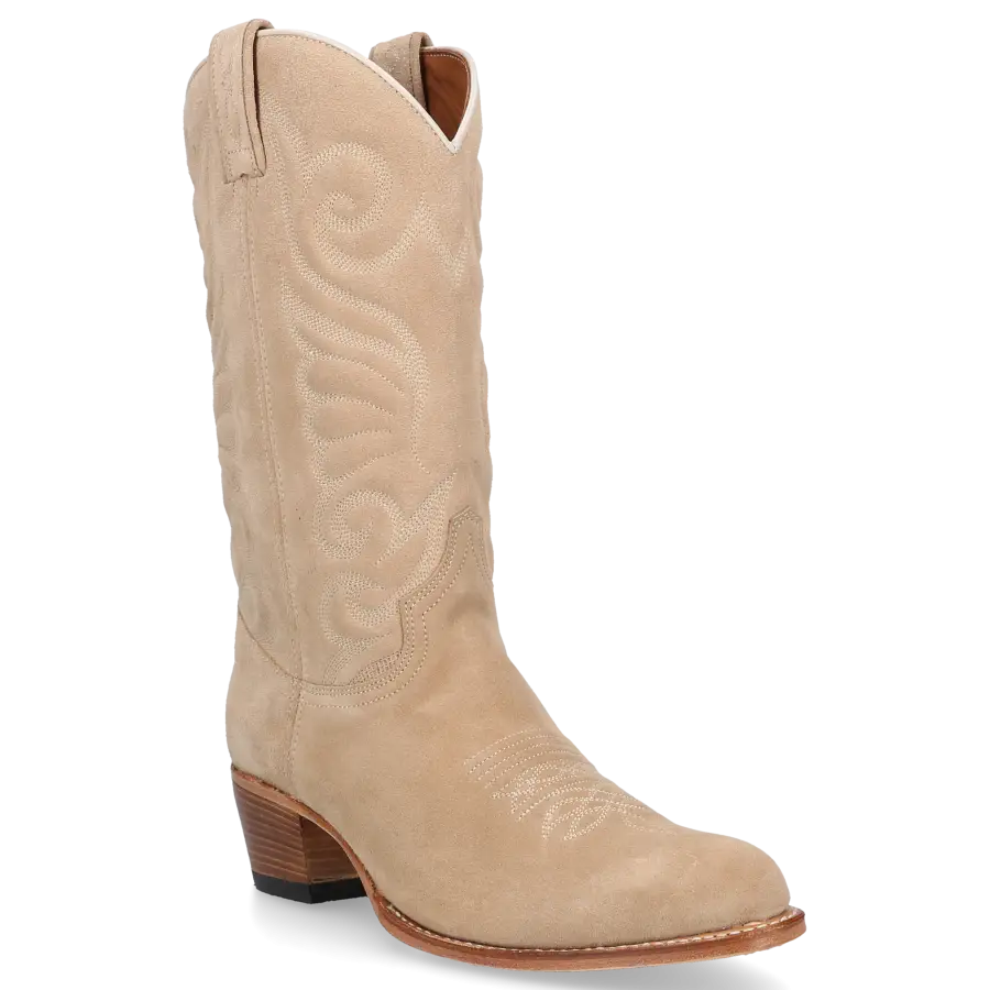 Sendra - Stiefel 11627 Veloursleder - beige