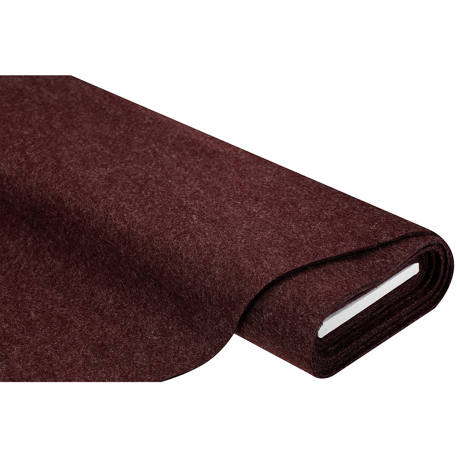 Textilfilz, Stärke 4 mm, weinrot-melange