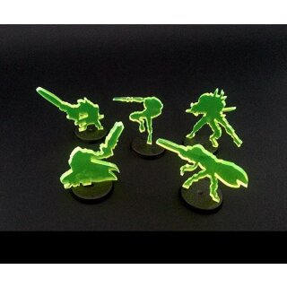 Combined Army Camo silhouettes (5 units)