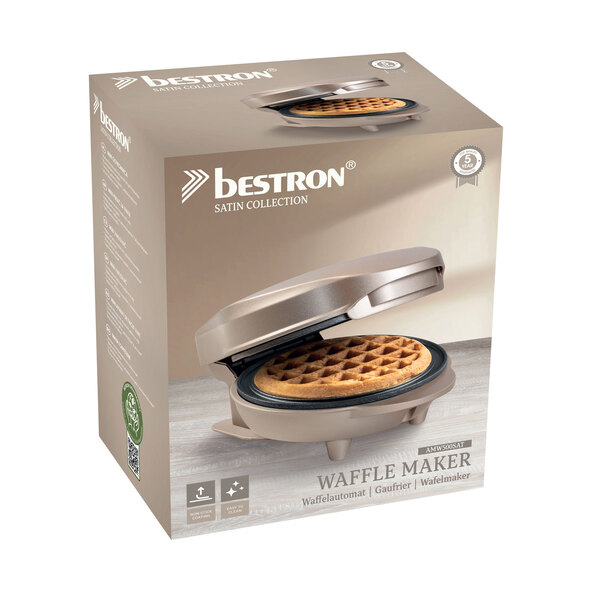 Waffeleisen, rund, kupfer