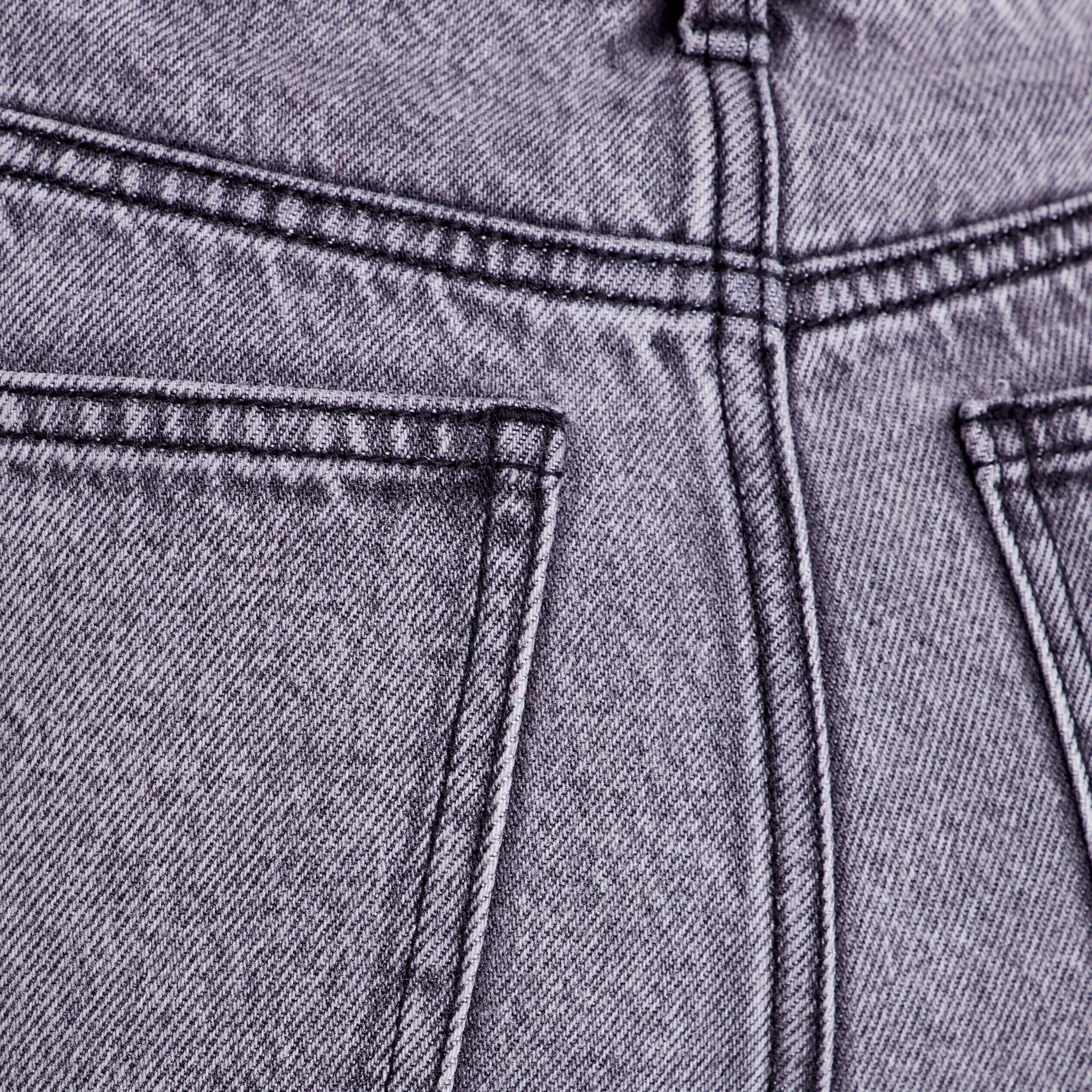 Jeans regular taille haute denim gris femme | Cache Cache