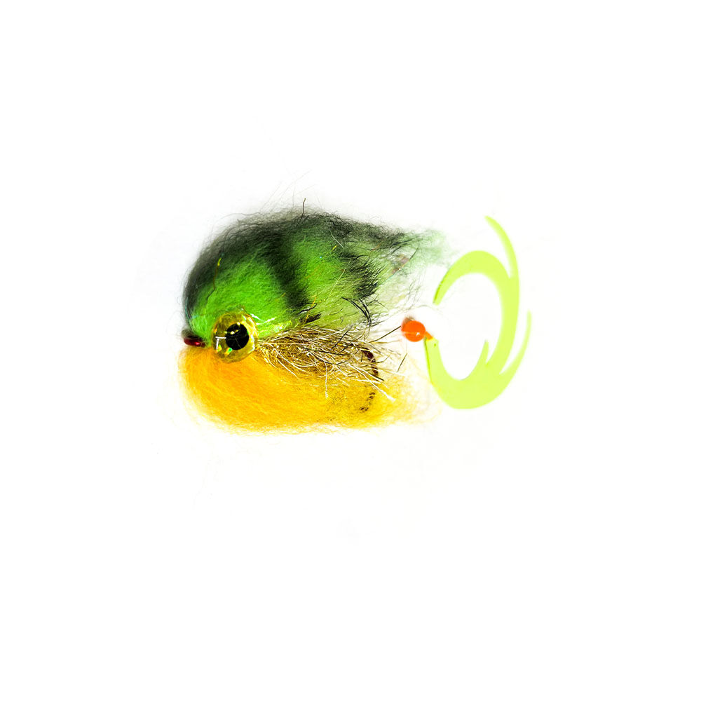 Broșă streamer SILVERSTONE Twister Perche Fluo 17cm