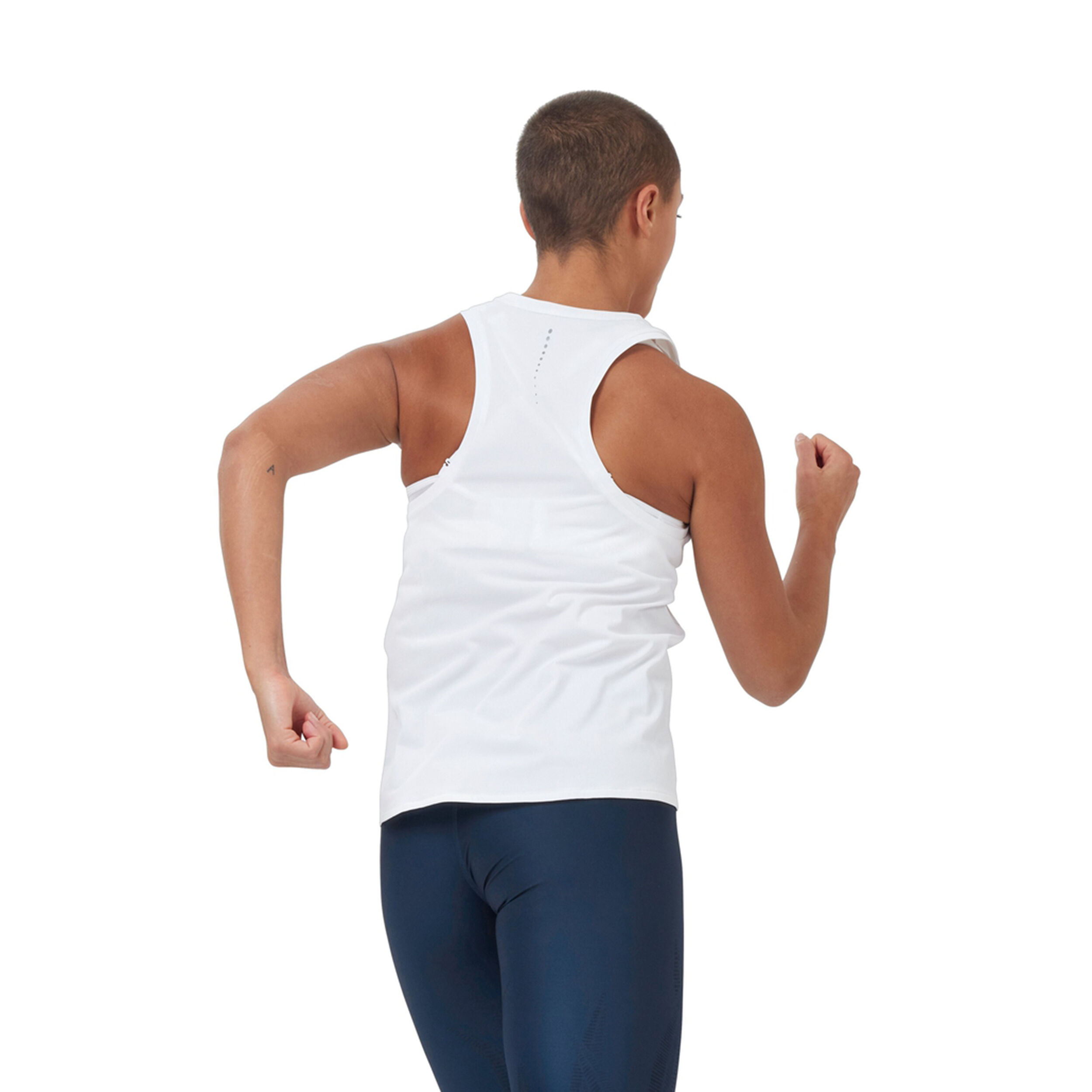 Crew Neck Chill-Tech Tank-Top Damen - Weiß