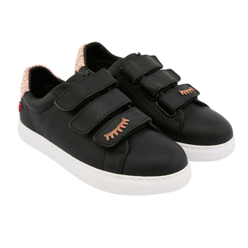 Baskets en cuir Edith dreamer noir