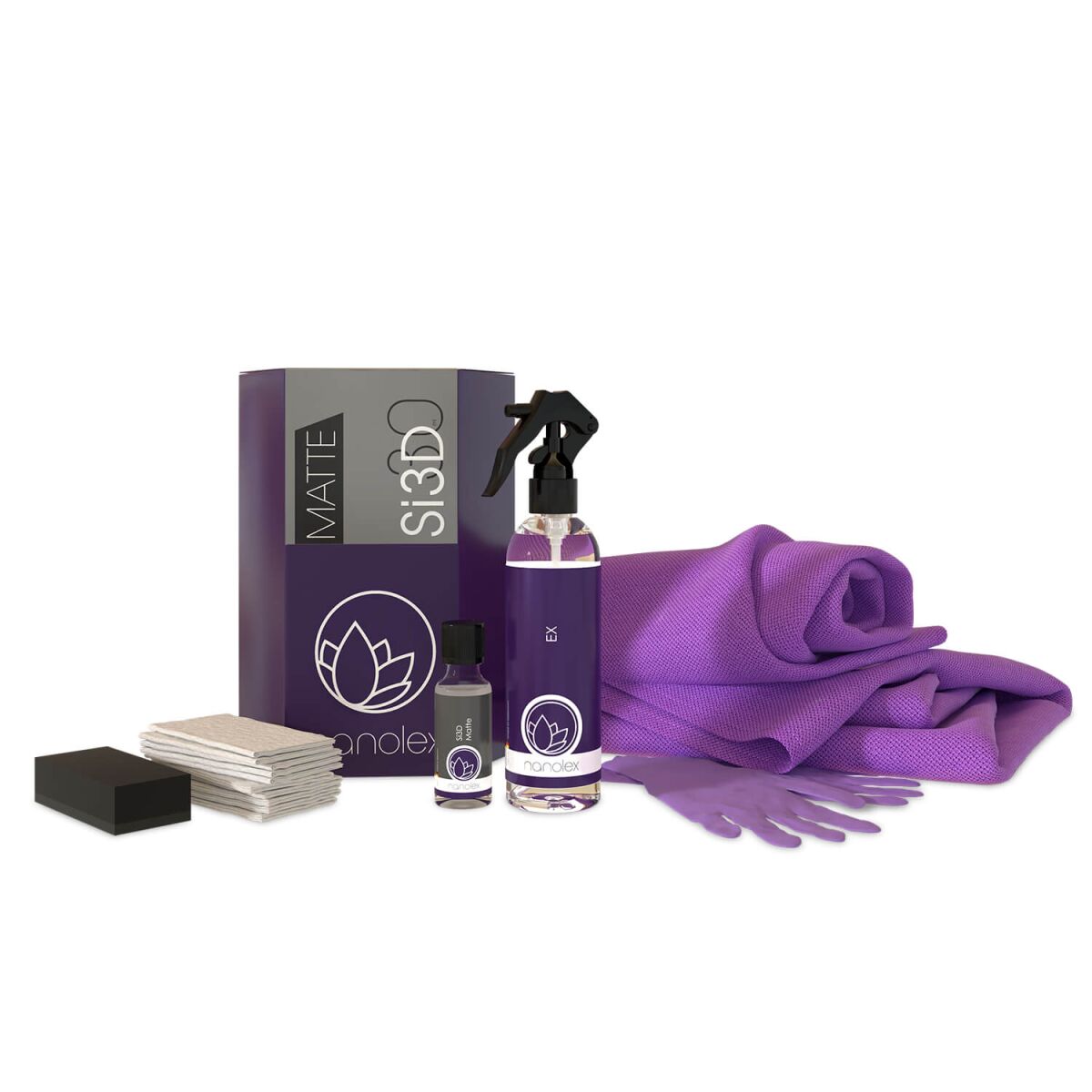 Nanolex Si3D Matte SET Keramikversiegelungsset 30ml