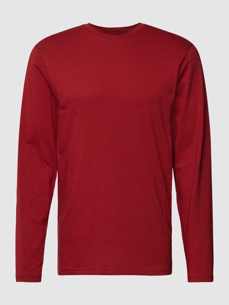Longsleeve mit Rundhalsausschnitt in rot
