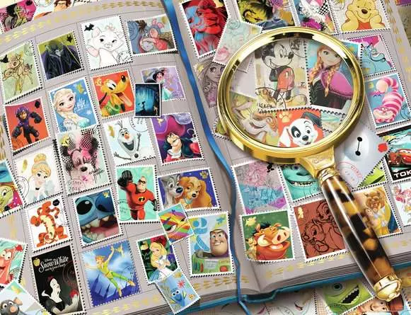 Puzzle 2000 Teile - Meine liebsten Briefmarken