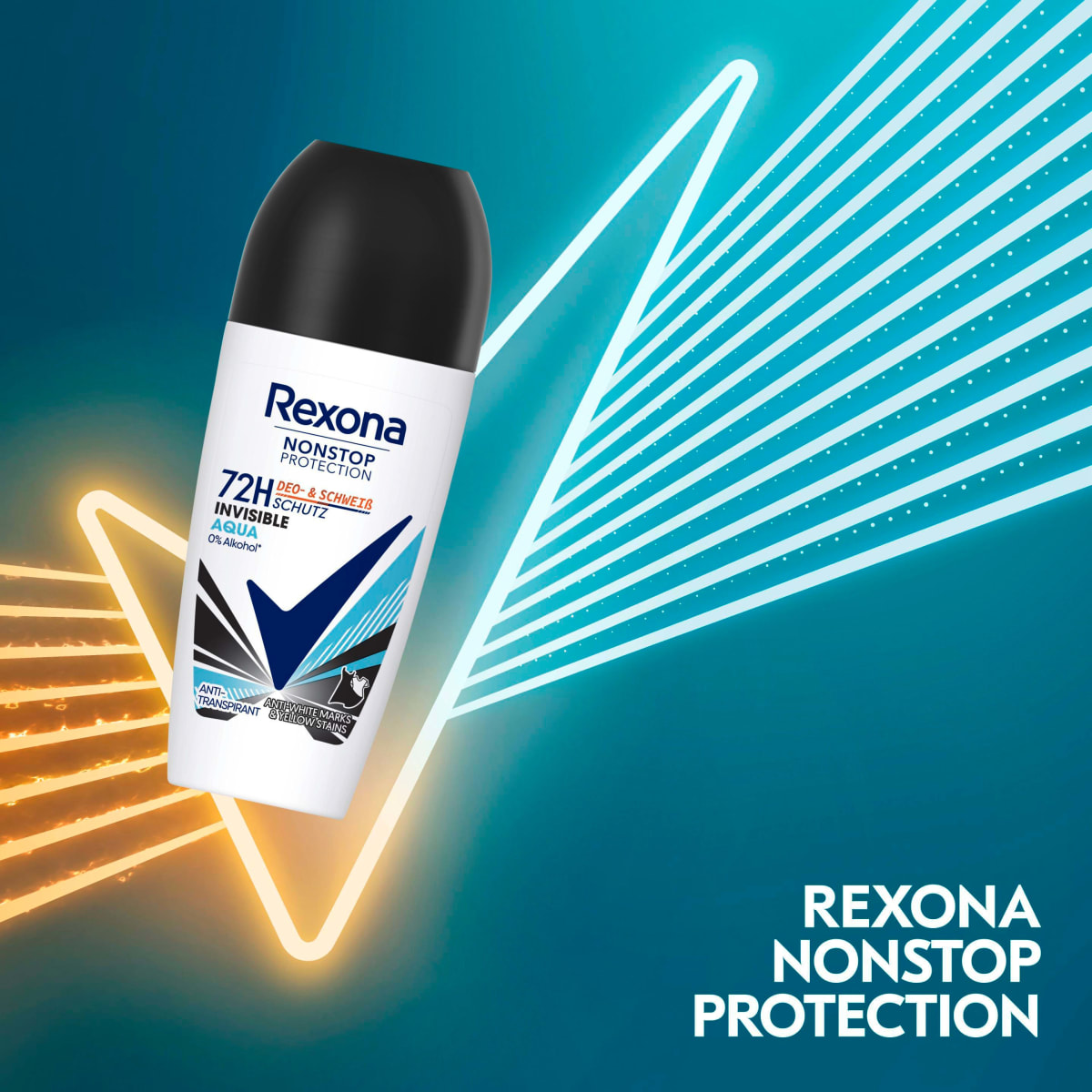 Antitranspirant Deo Roll-on Nonstop Protection Invisible Aqua, 50 ml