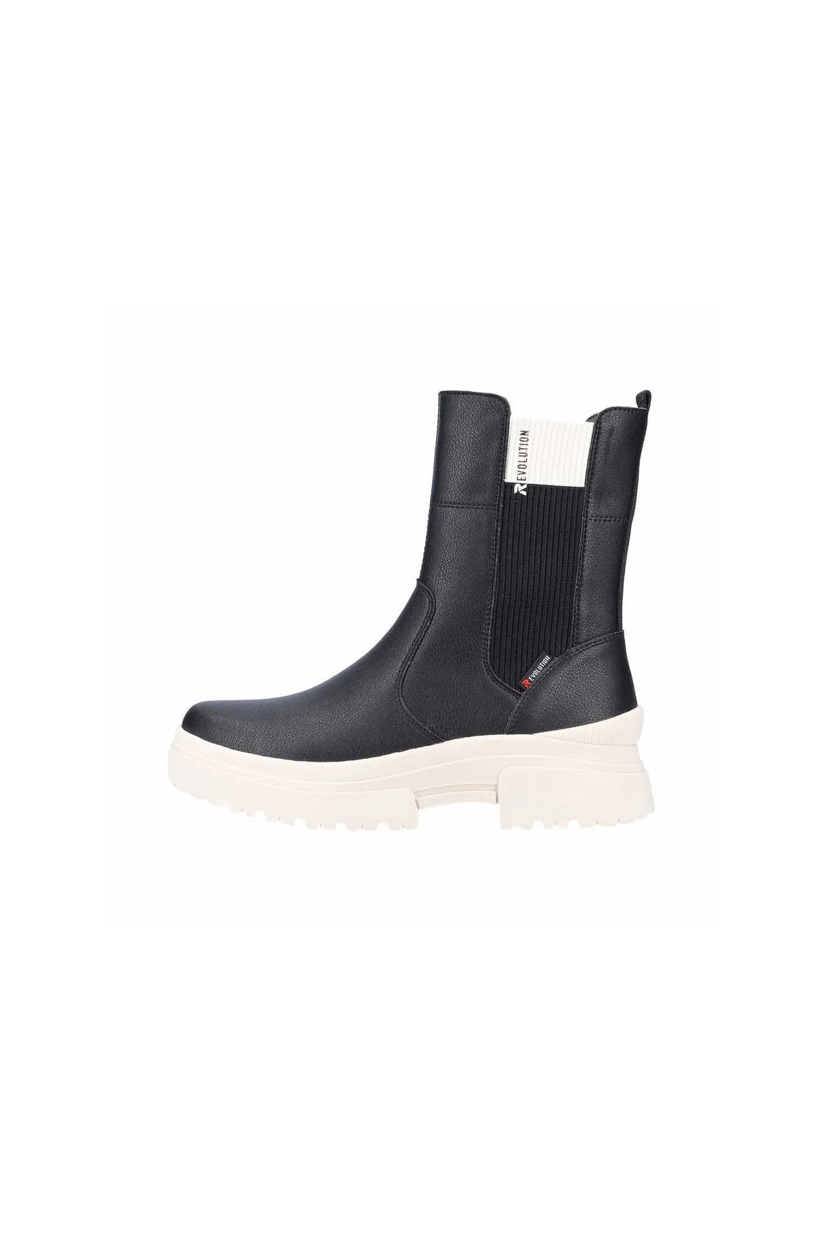 Rieker  Stiefelette - Schwarz - Flacher Absatz