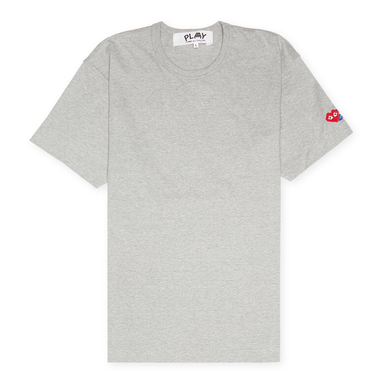 Comme des Garcons Play T-Shirt Short Sleeve Knit gray
