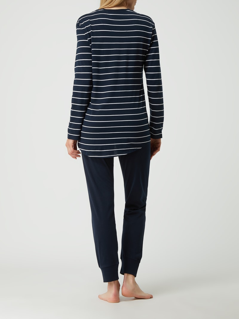 Slip mit Spitzeneinsatz Modell 'INVISIBLE LACE' in jeans