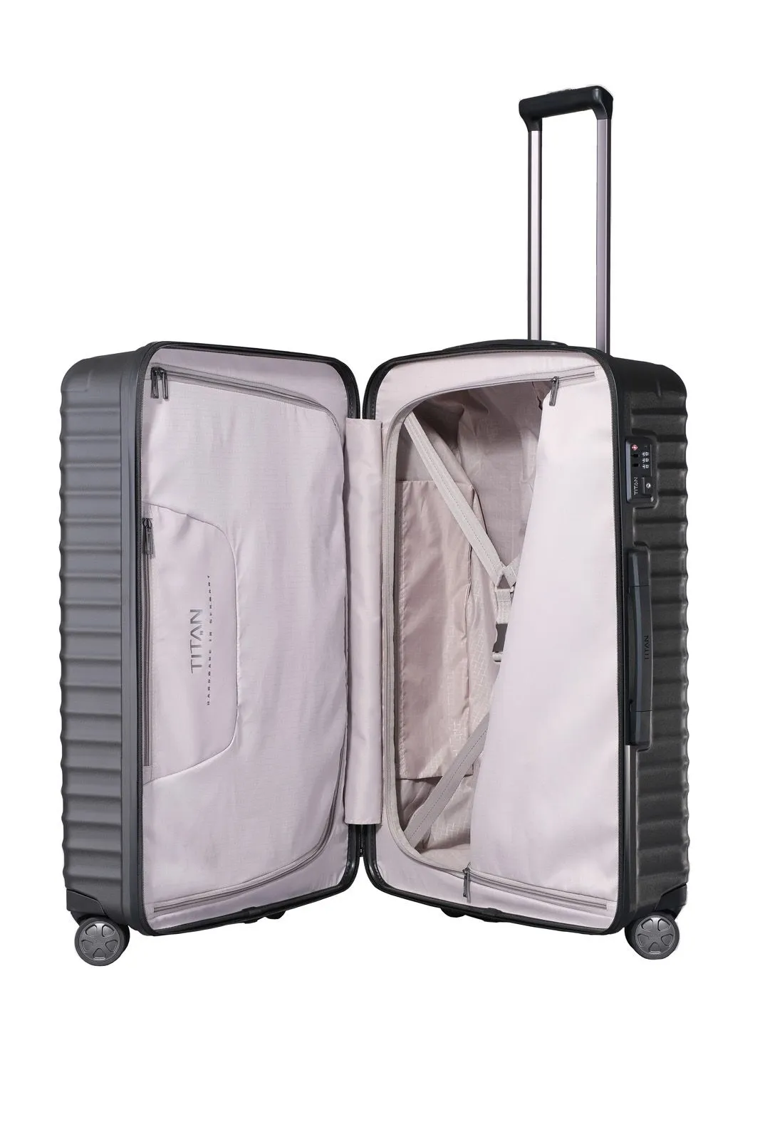 Titan LITRON 4-Rollen-Trolley M - Schwarz
