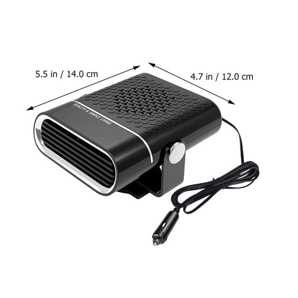 Yoyaxi Heizgerät USB 12V Autoheizung Fahrzeug-Defroster, Universelle tragbare Auto-Heizlüfter