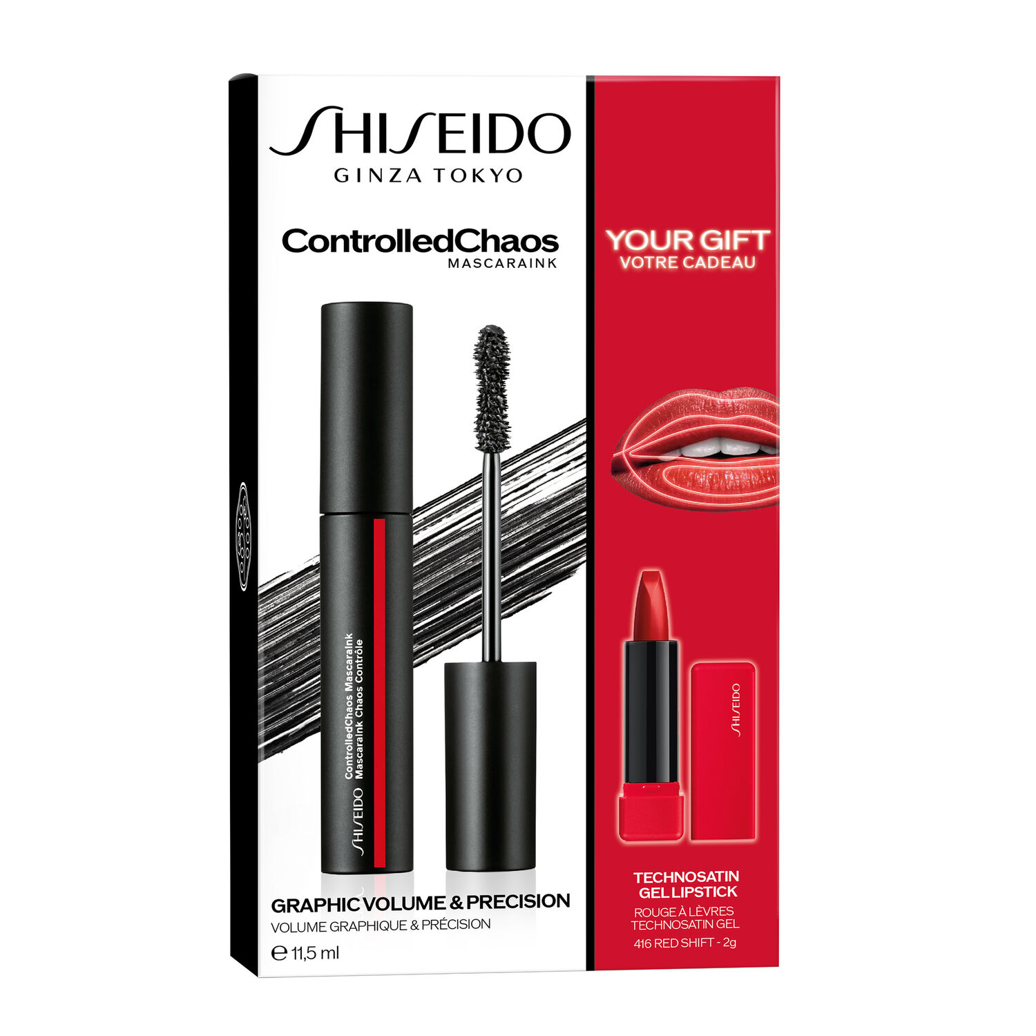 Shiseido Controlled Chaos Mascara Ink Coffret Mascara + Mini gloss