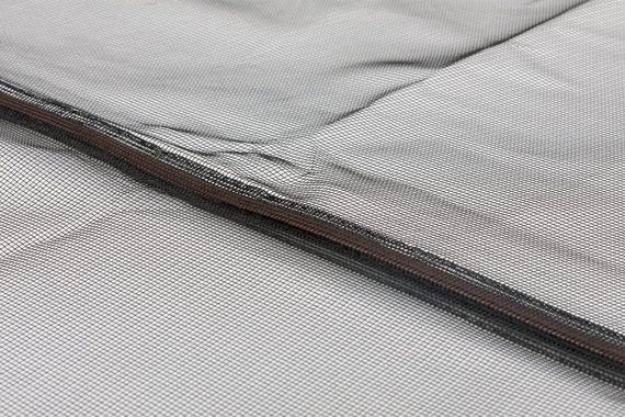 SCHELLENBERG Insektenschutz-Vorhang Magnetvorhang für Balkontür, Insektenschutz mit Magneten für Türen, 120 x 240 cm, anthrazit, 50643