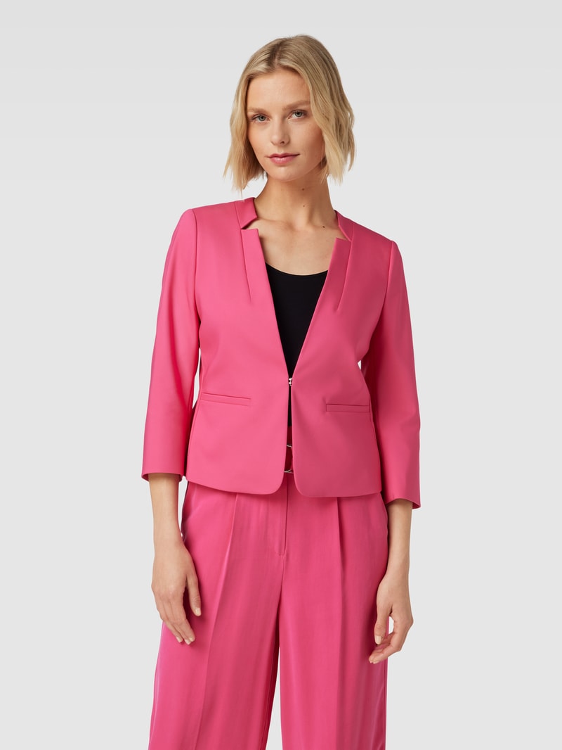 Blazer mit Reverskragen in pink