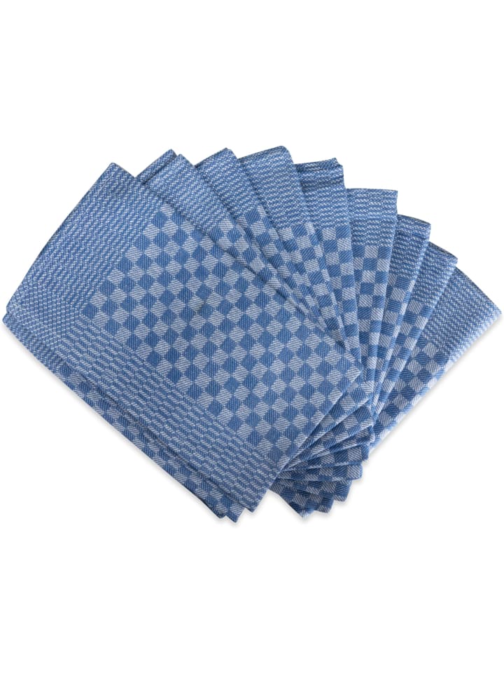 Aspero 10 Geschirrhandtücher Xirus in Blau günstig kaufen onesize