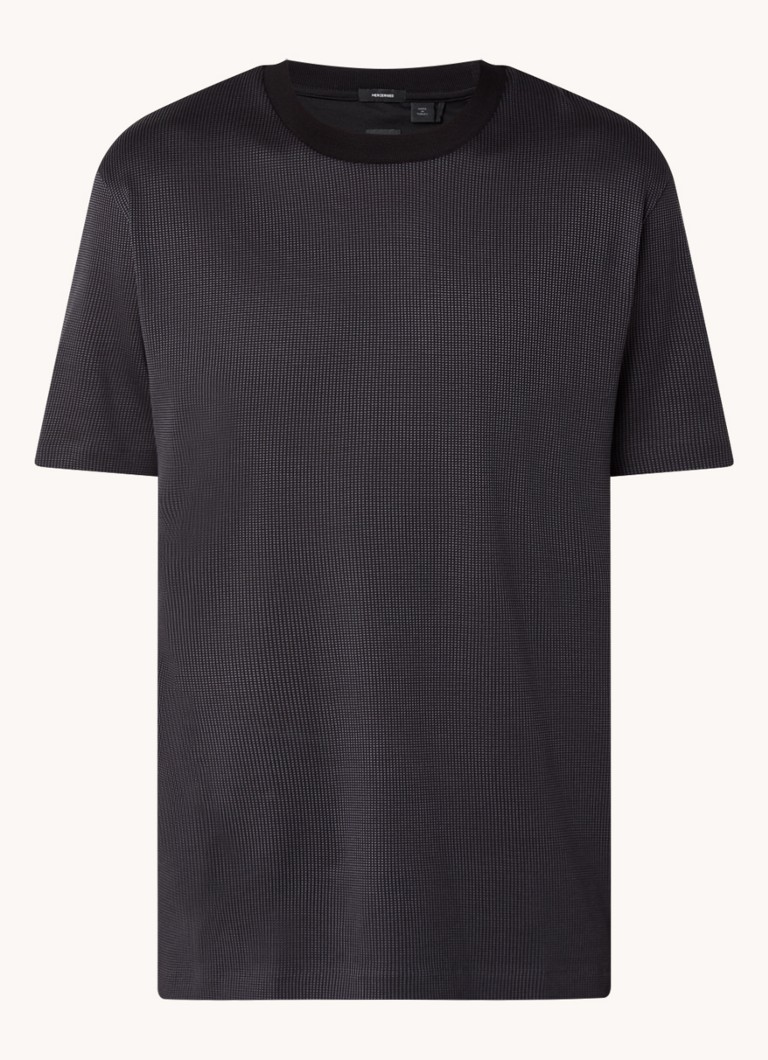 Koszulka teksturowana HUGO BOSS
