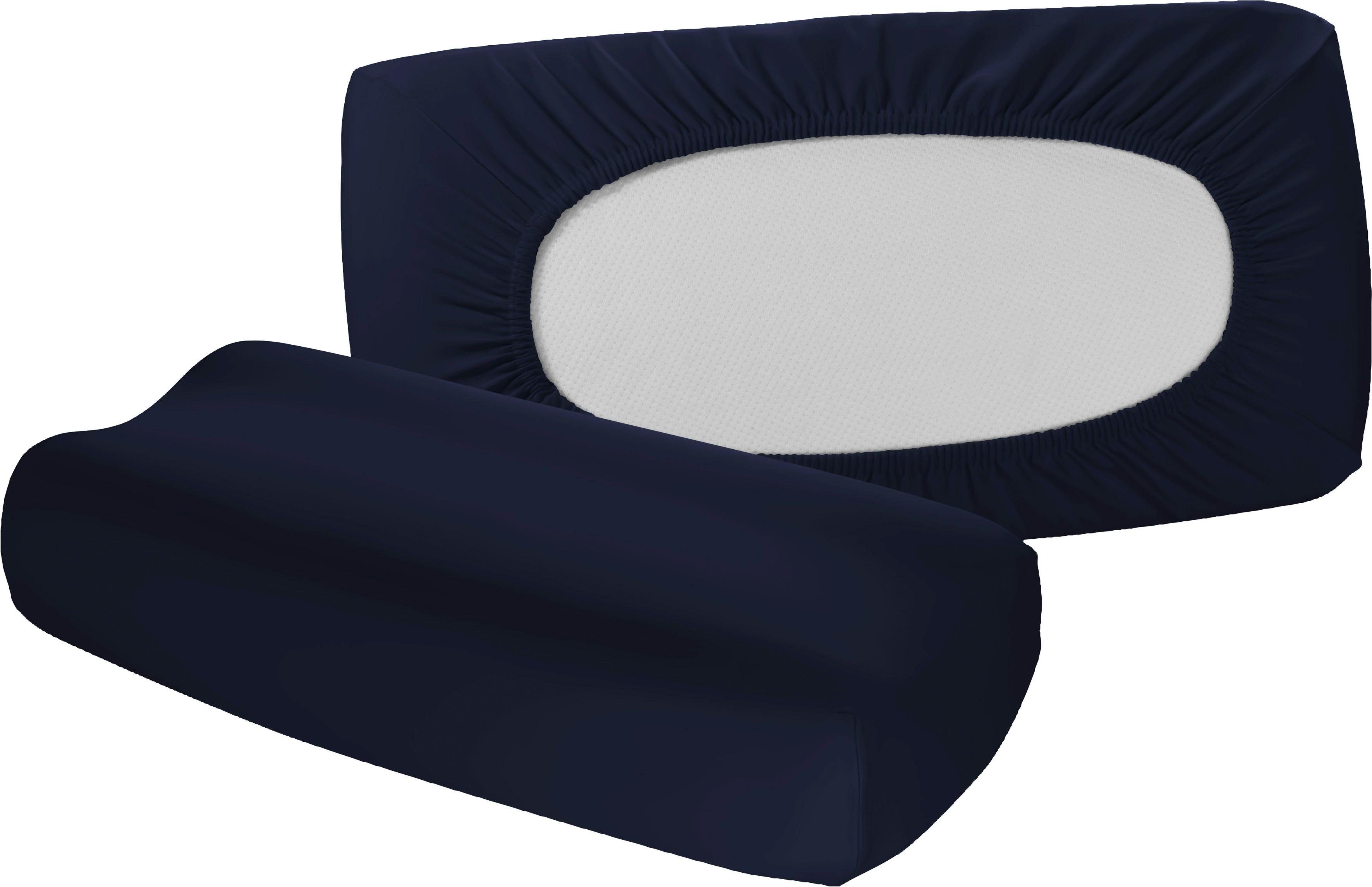 Kissenbezug Vital comfort, fleuresse (2 Stück), Kissenbezug mit Gummizug, Kissenhülle für Nackenstützkissen