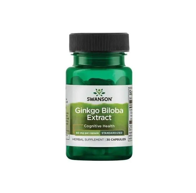 Swanson Ginkgo Biloba Extract Memory Support 60 mg κάψουλες