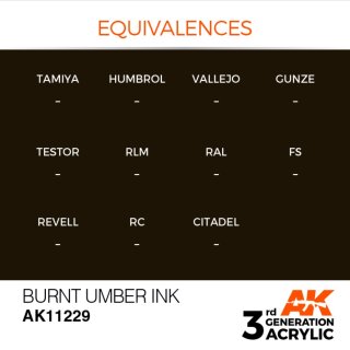 AK Burnt Umber INK (17 ml)
