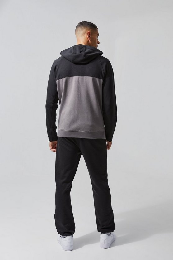 Man Active Hoodie mit Reißverschluss