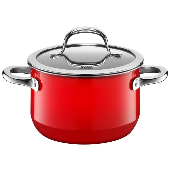 Silit Silargan® Passion Kochtopf mit Deckel, 16 cm, Red