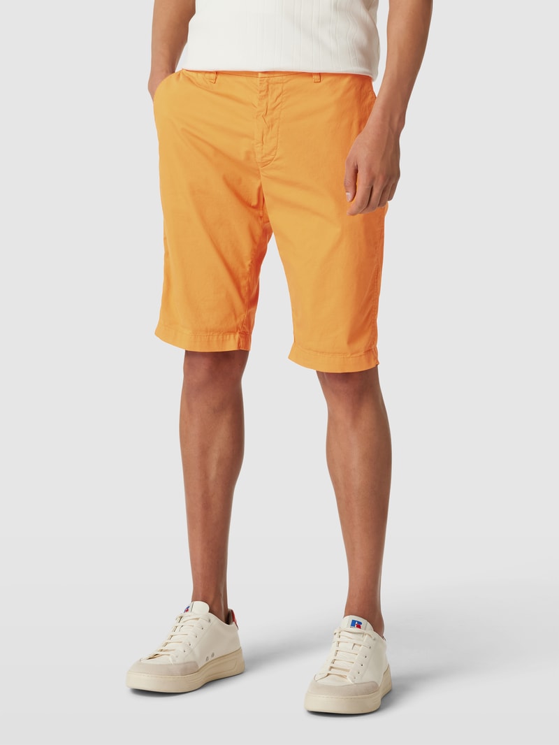 Bermudas mit Eingrifftaschen Modell 'London' in orange