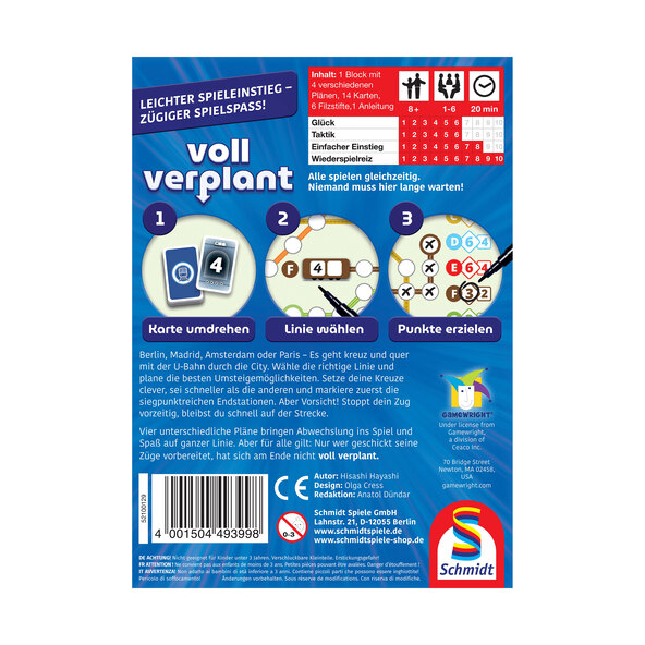 Klein und Fein Spiele Doppelpack, Kannste knicken/Voll verplant