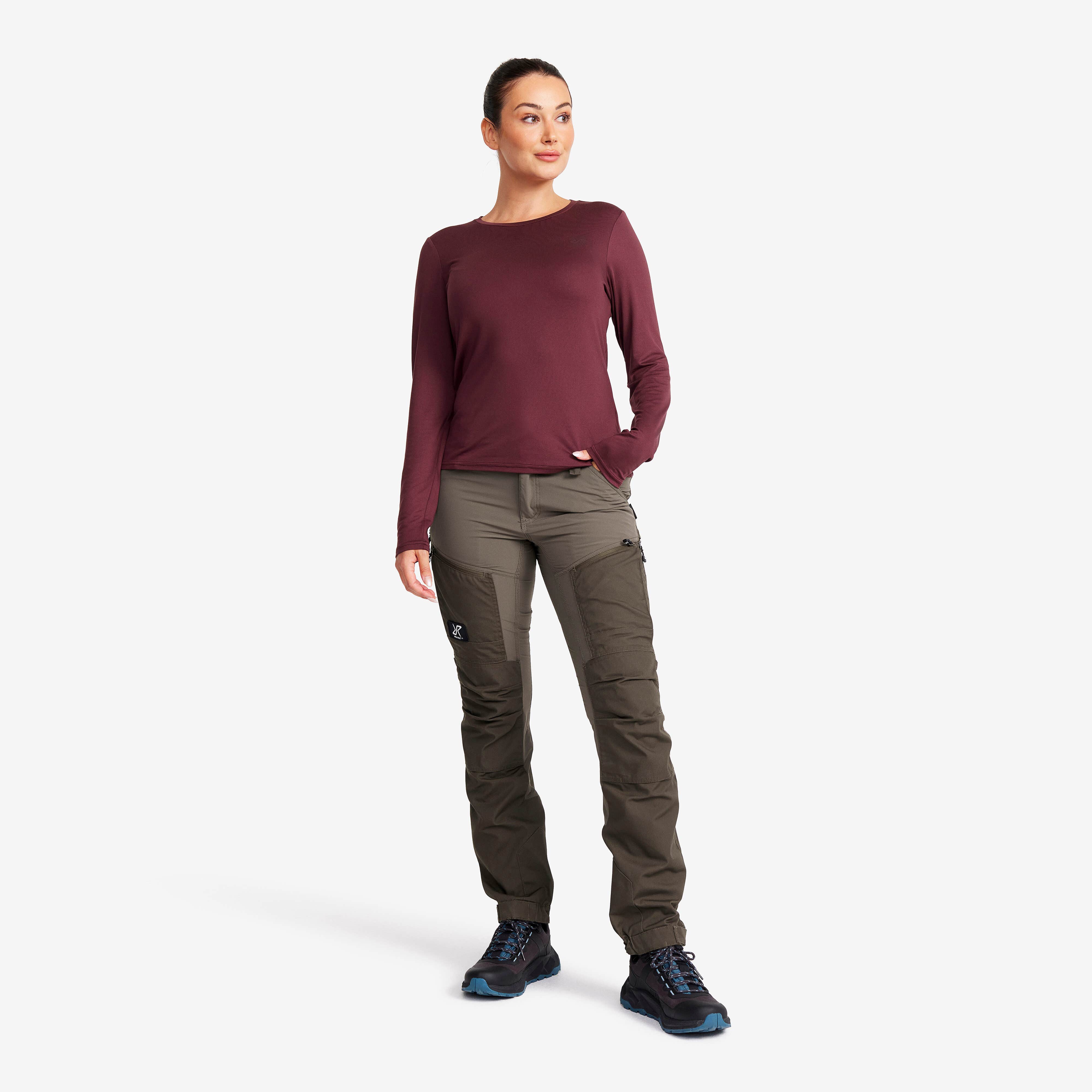 Vagabond Regular Fit Top Femme Dark Vintage Rose