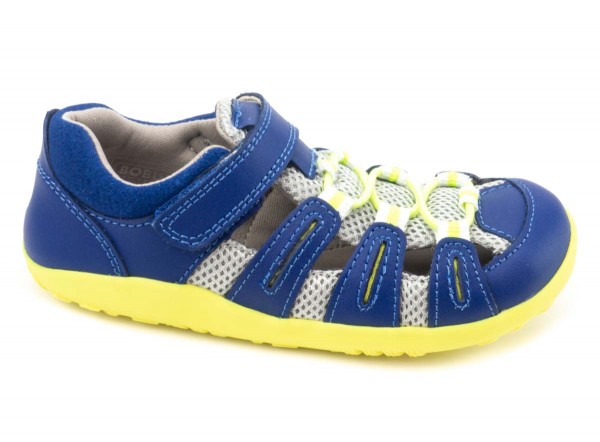 bobux step-up ~ Summit Sandale ~ Blueberry & Neon