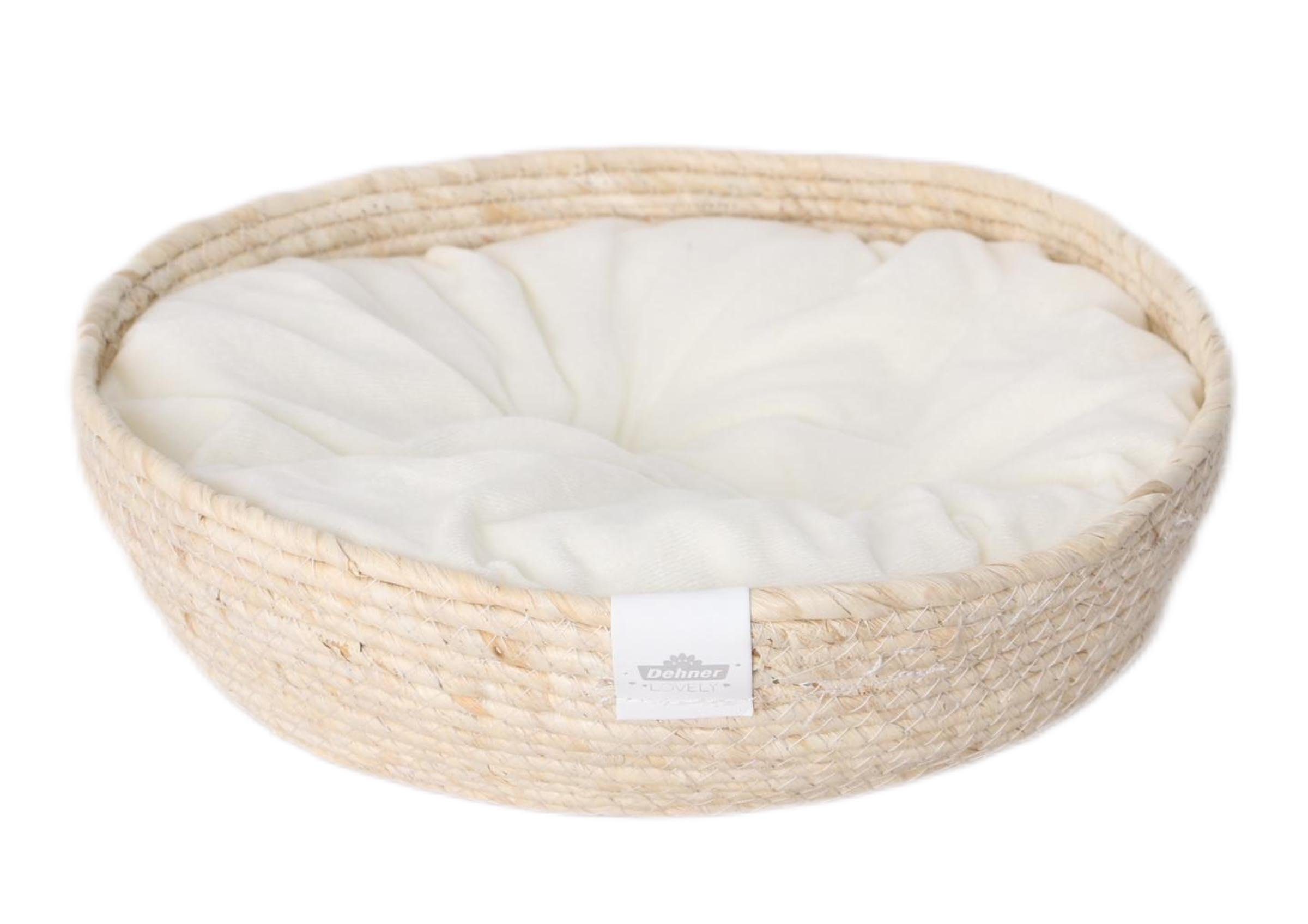 Dehner Tierbett Kuschelbett Guter Schlaf, versch. Größen, exquisites, hochwertiges Hundebett/Katzenbett