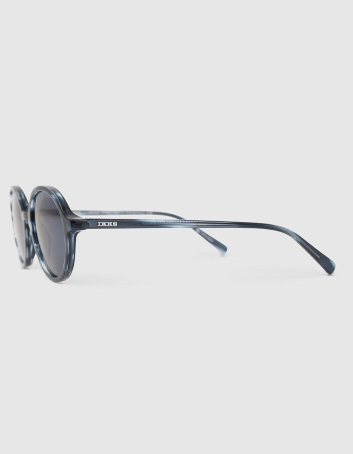 Lunettes solaires mixte cristal marbre bleu