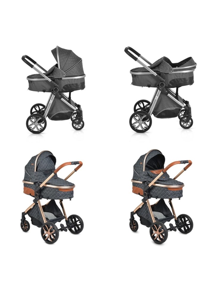 Moni Kinderwagen Alma in schwarz günstig kaufen onesize