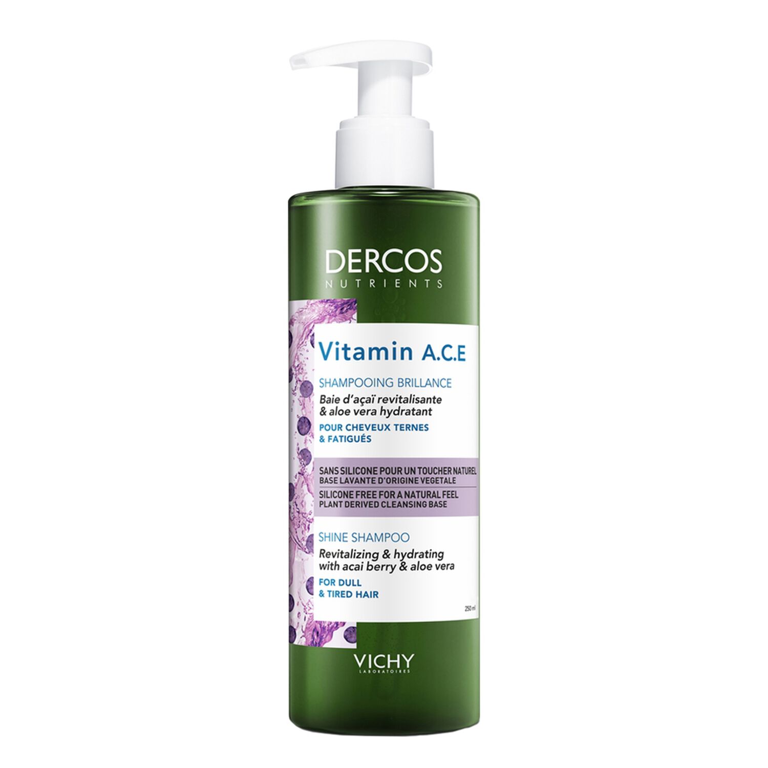 Vichy Dercos Nutrients Shampooing Brillance 250 ml