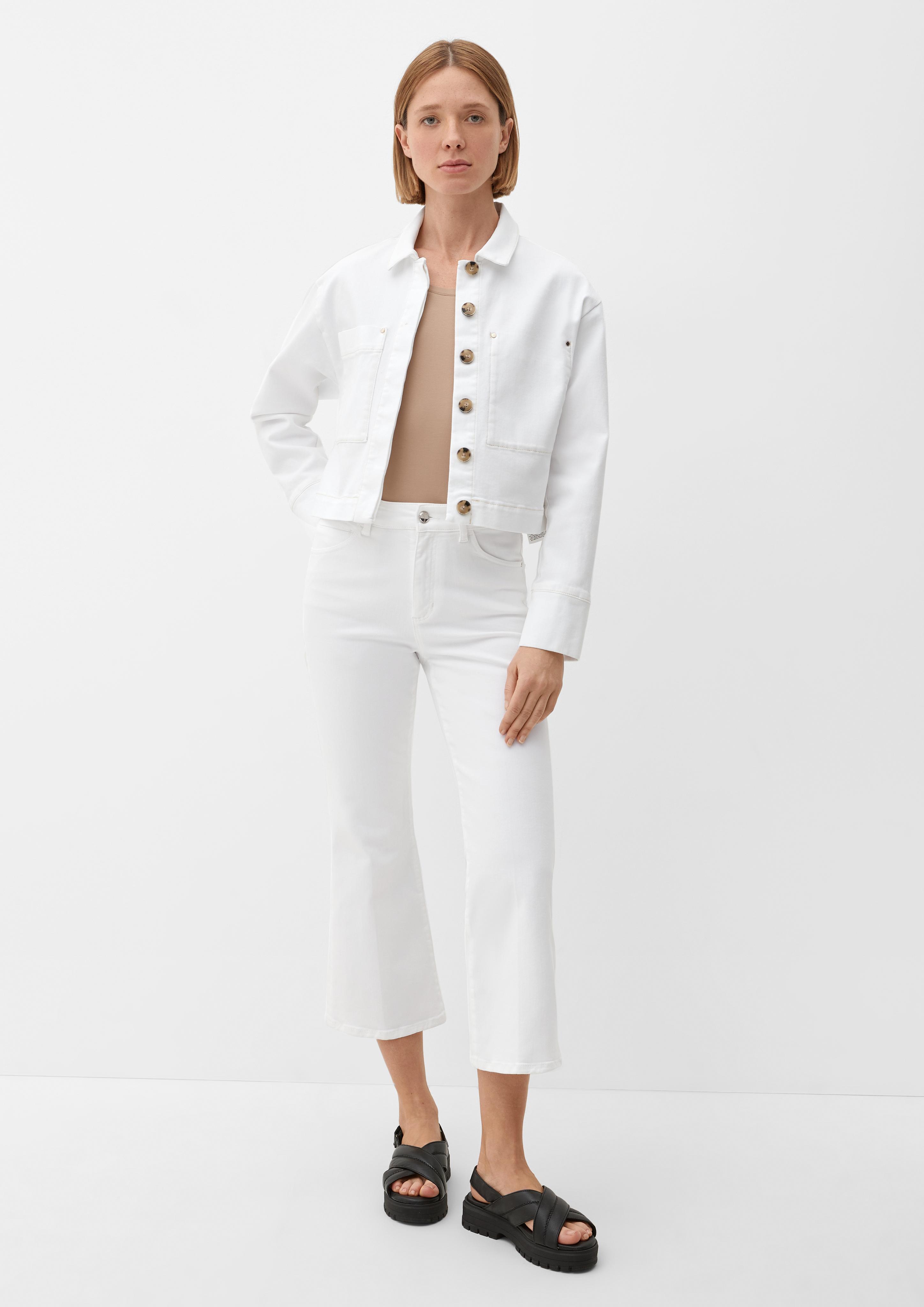 Cropped-Jeans Flared / Slim Fit / High Rise / Flared Leg  2129967-02Z8