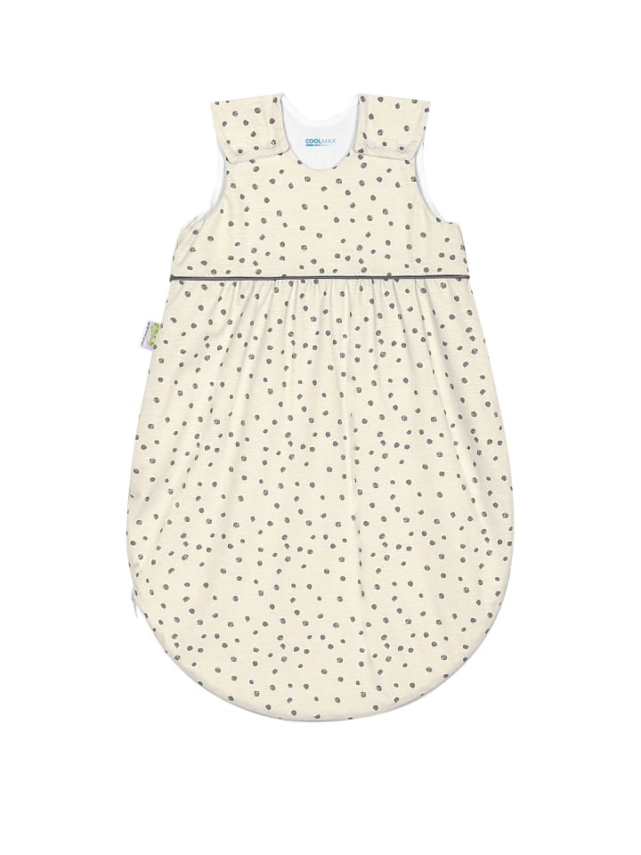 Kinderhaus Blaubär Odenwälder Coolmax-Schlafsack Timmi cool TOP in Dancing Dots Soft Sand günstig kaufen