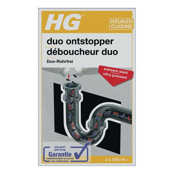 HG Duo Abflussreiniger 1L